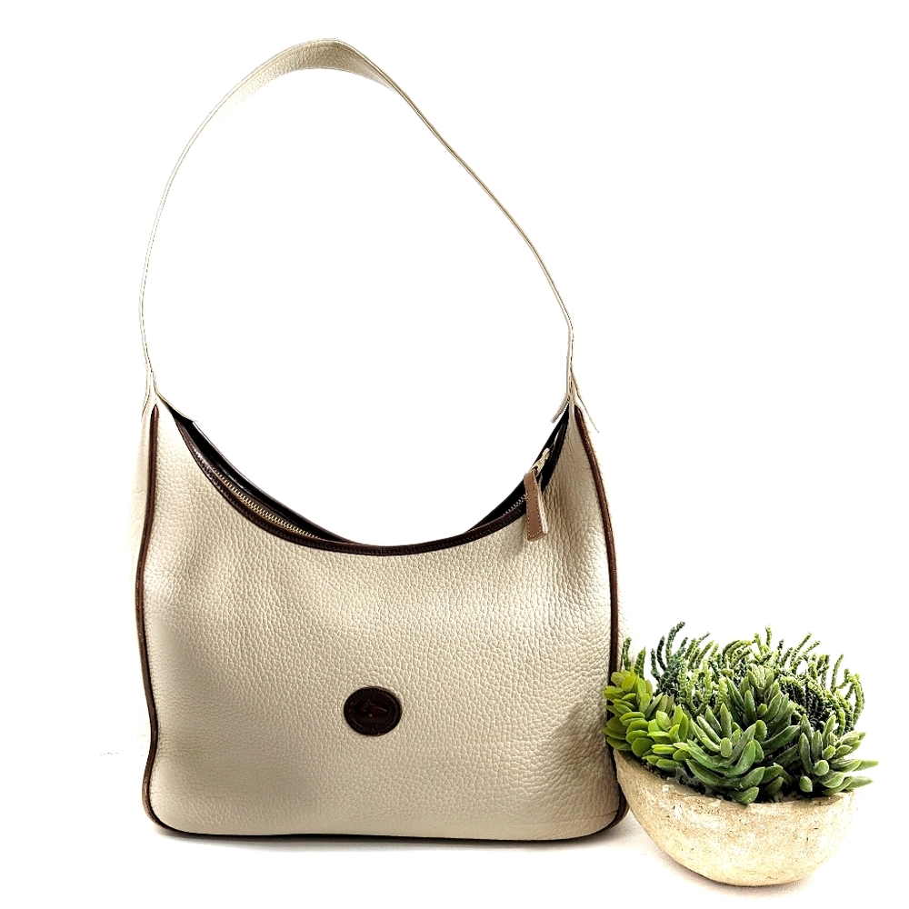 Dooney & Bourke Rare Cream Hobo Purse Bag